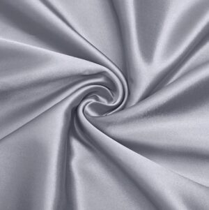 30ft - Draping Topper - Silver Satin