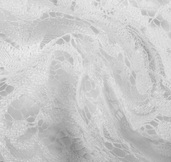 30ft - Draping Topper - White Lace