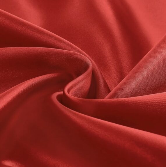 15ft - Draping Panel - Red Satin