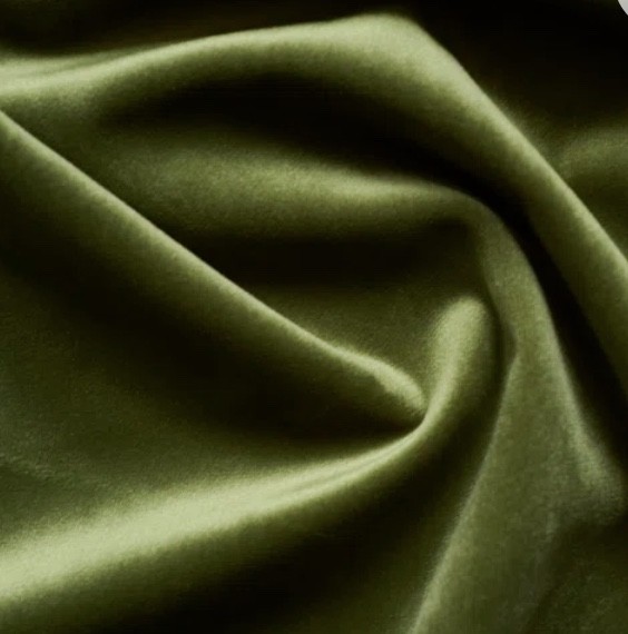 30ft - Draping Topper - Willow Green Satin
