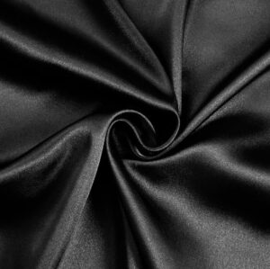 30ft - Draping Topper - Black Satin