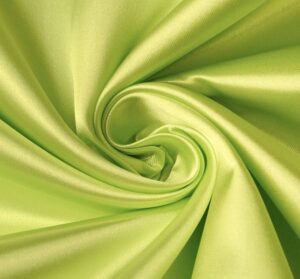 30ft - Draping Topper - Lime Green Satin